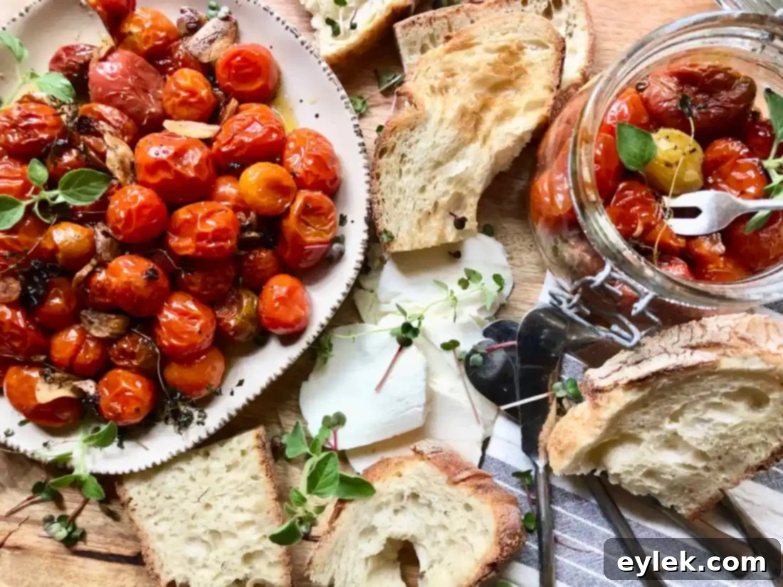 roasted cherry tomato confit