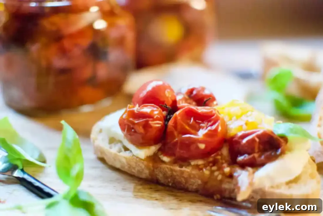roasted cherry tomato confit