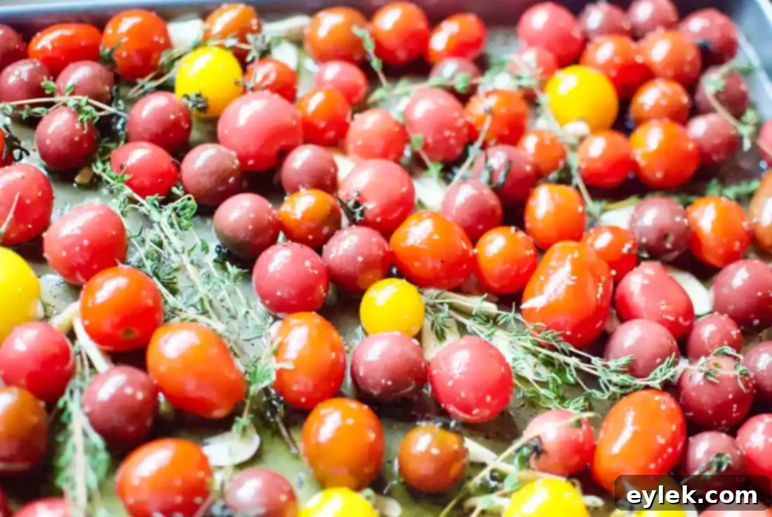 roasted cherry tomato confit