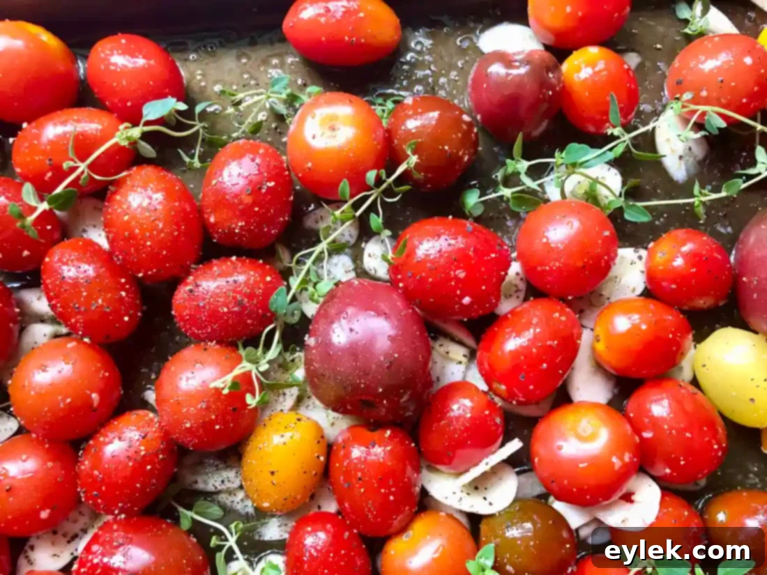 roasted cherry tomato confit