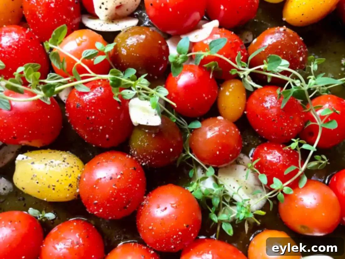 roasted cherry tomato confit