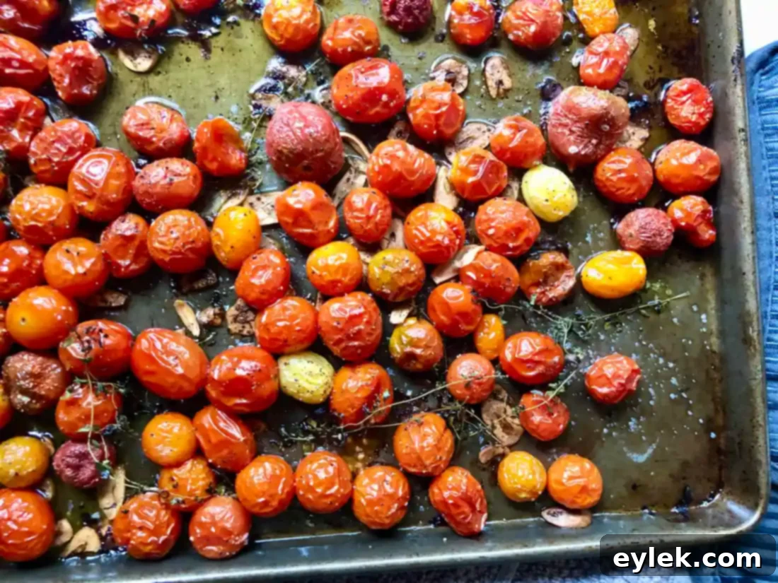 roasted cherry tomato confit