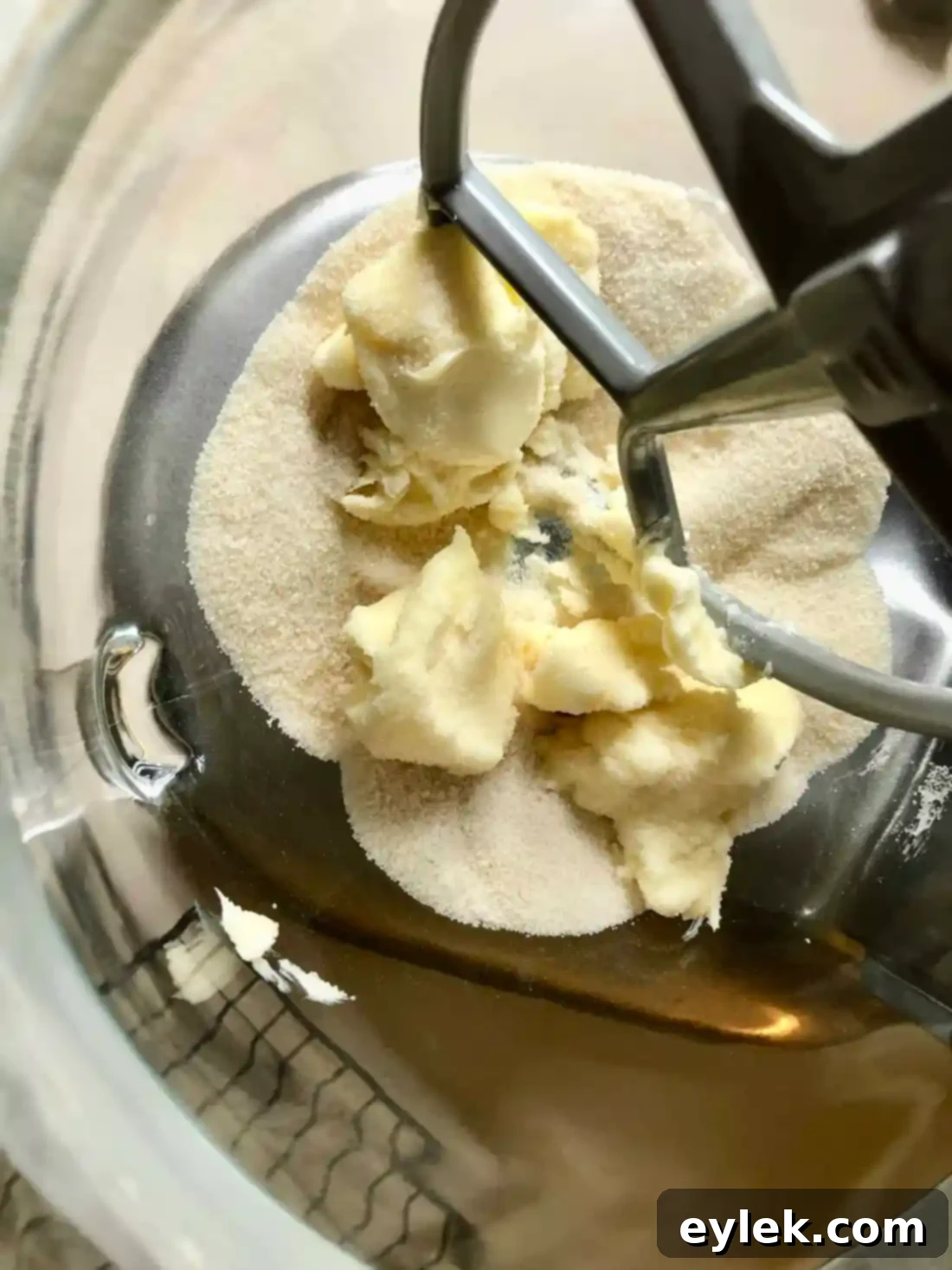 Sifting flour for cupcakes