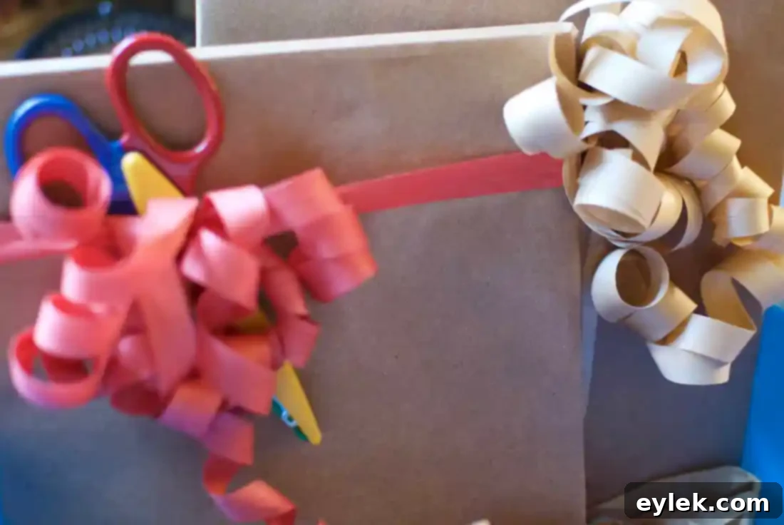Bargain Bliss 7 A basket partially filled with wrapped dollar store gifts, ready for the final touches before presenting the celebration basket