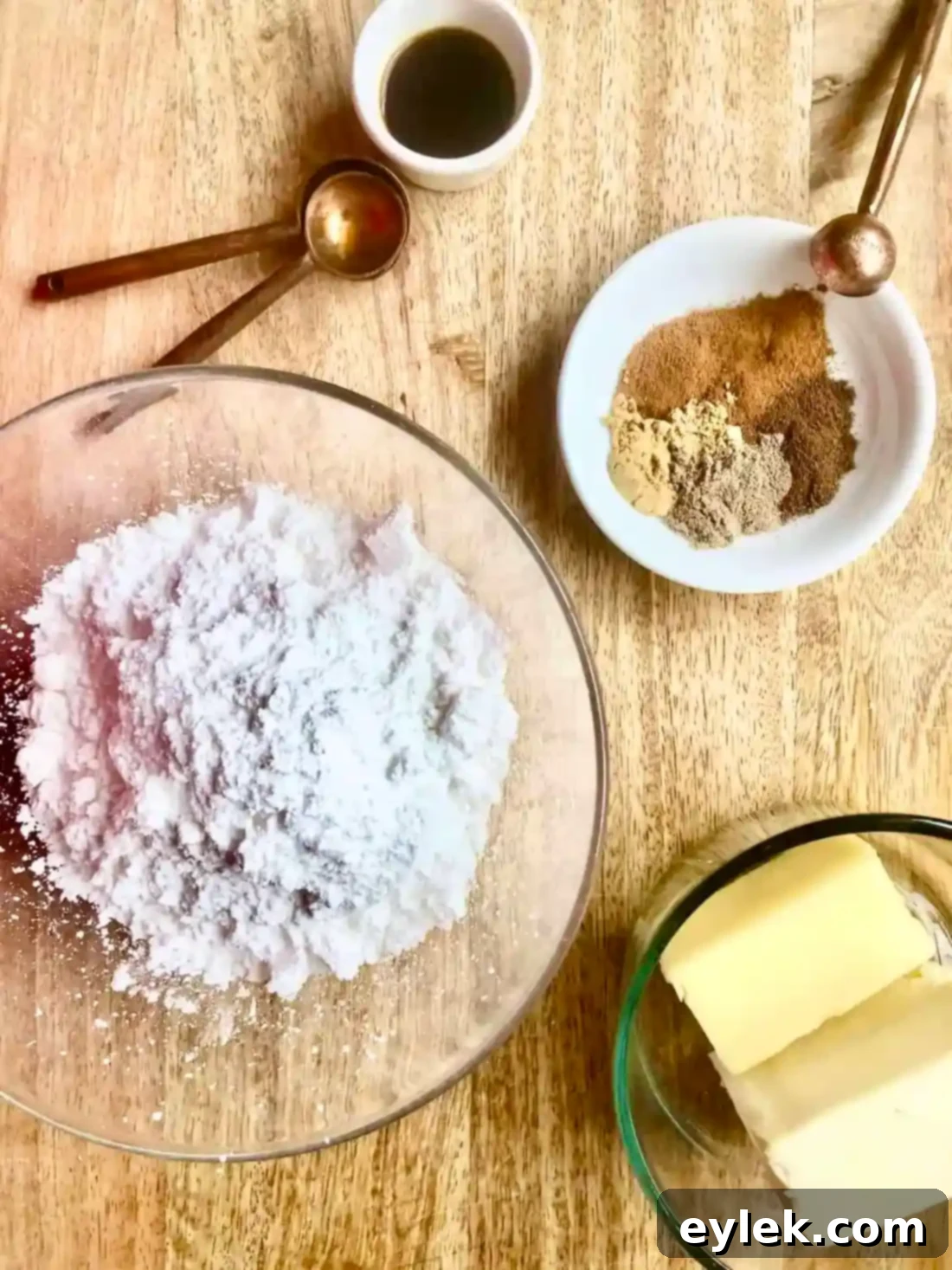 Ingredients for Chai Frosting