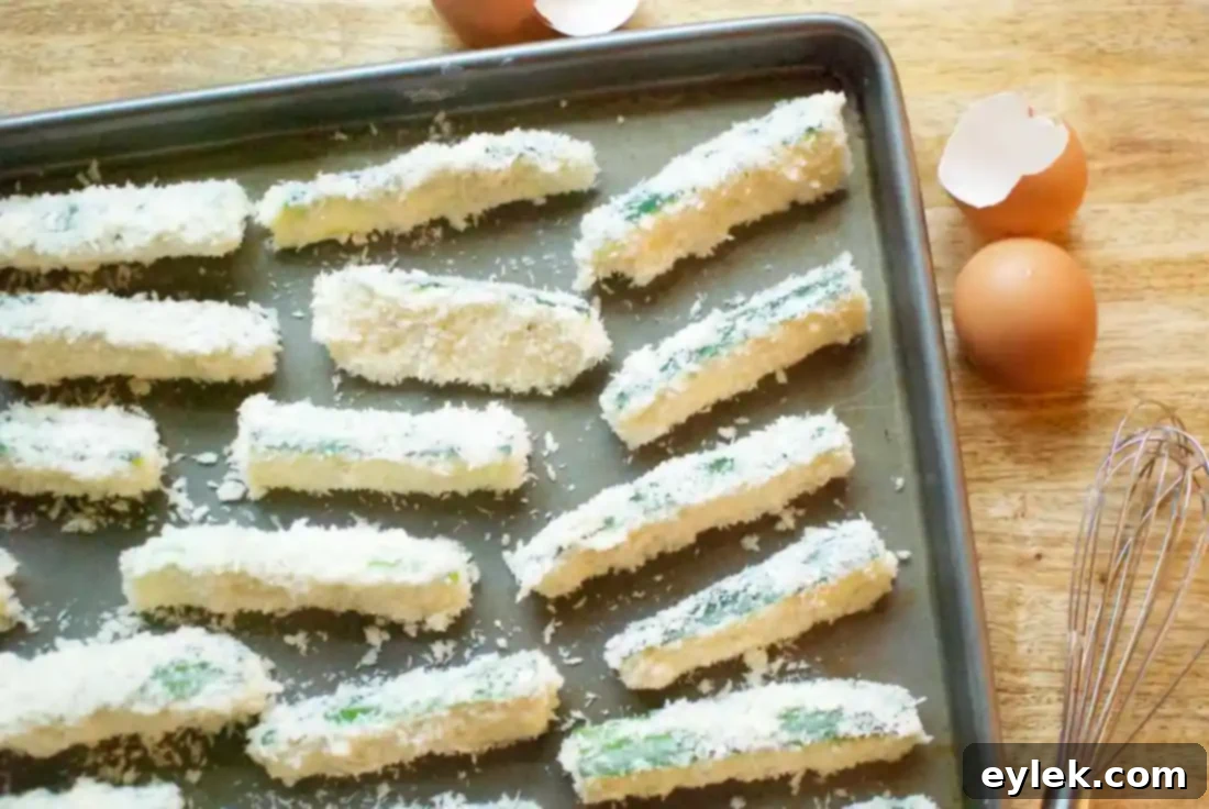 healthy baked zucchini fries