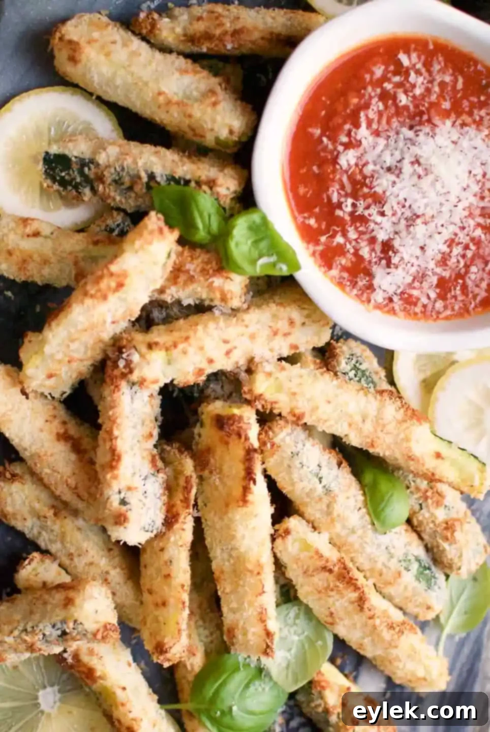 healthy baked zucchini fries