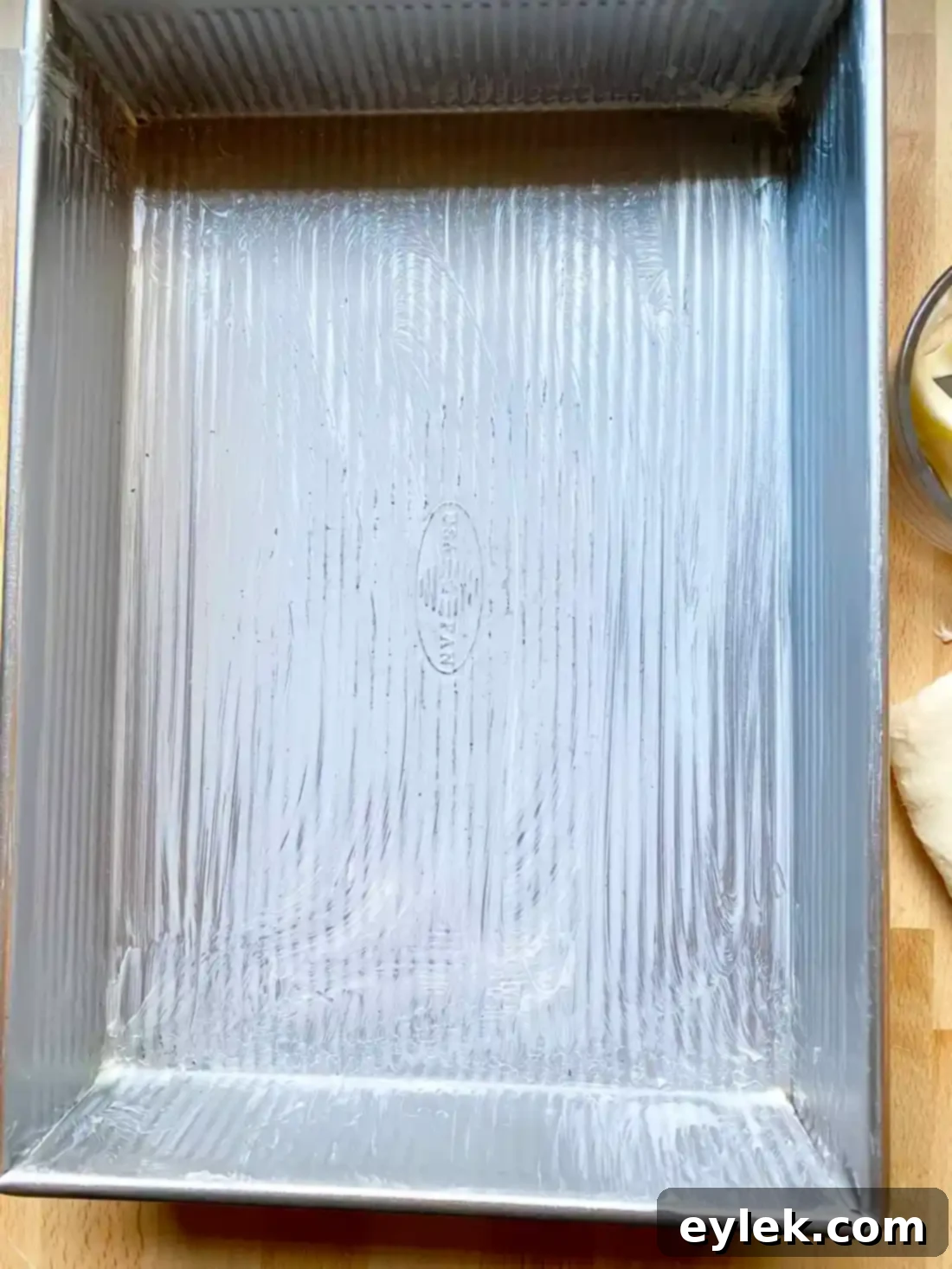 Dough after resting, ready for shaping