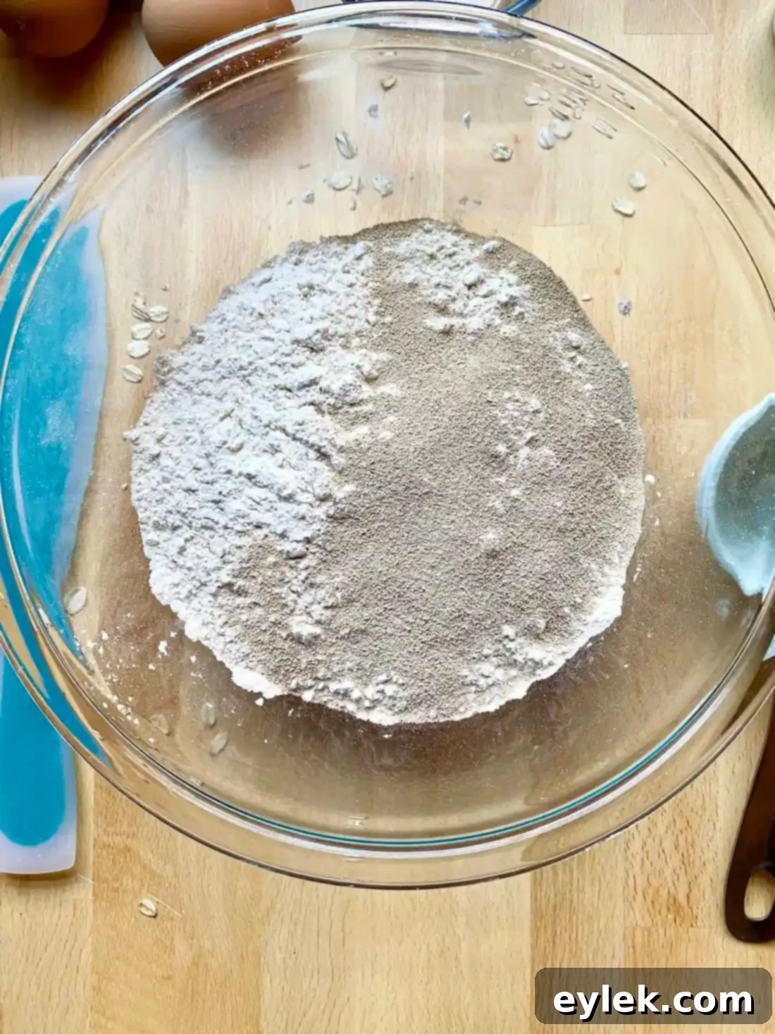 Heating milk mixture for dough