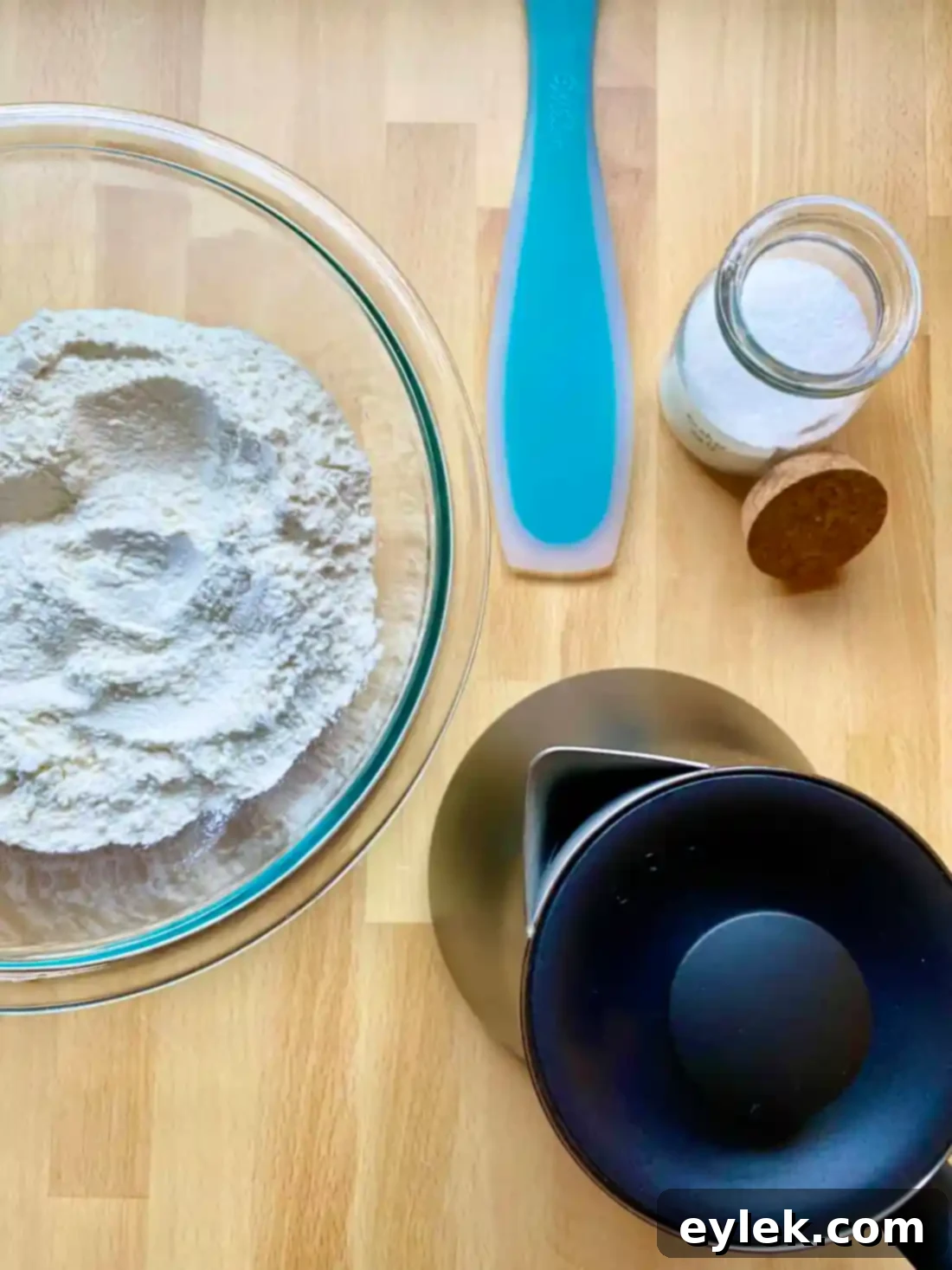 Steamed Crispy-Bottom Veggie Buns - Dough Ingredients