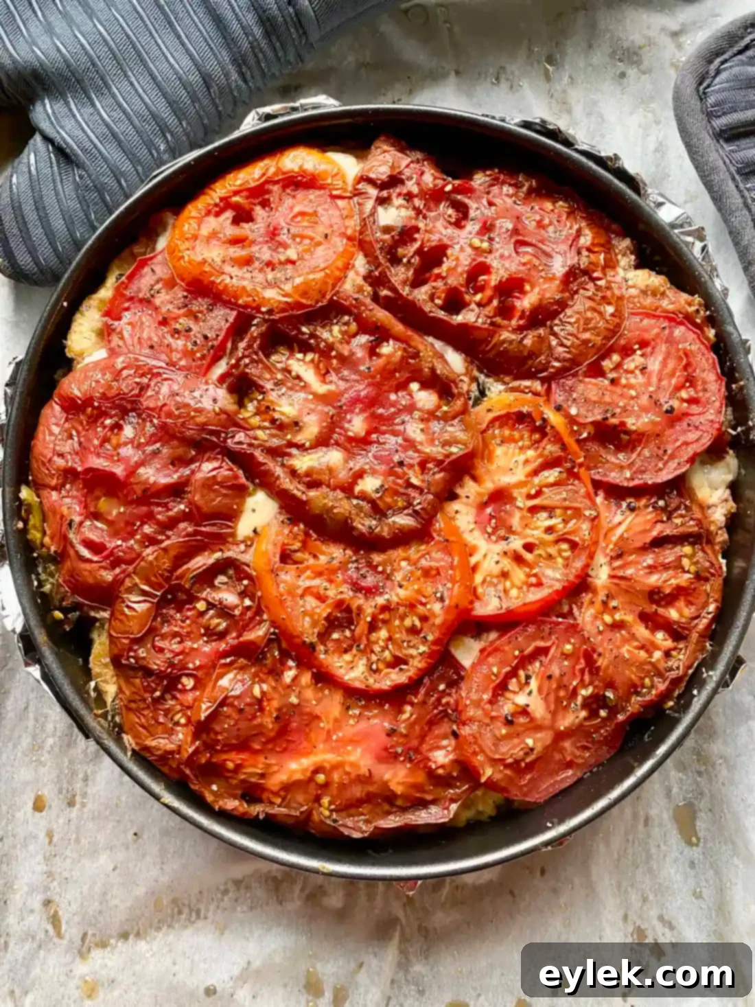Baked Veggie al Forno ready to be served