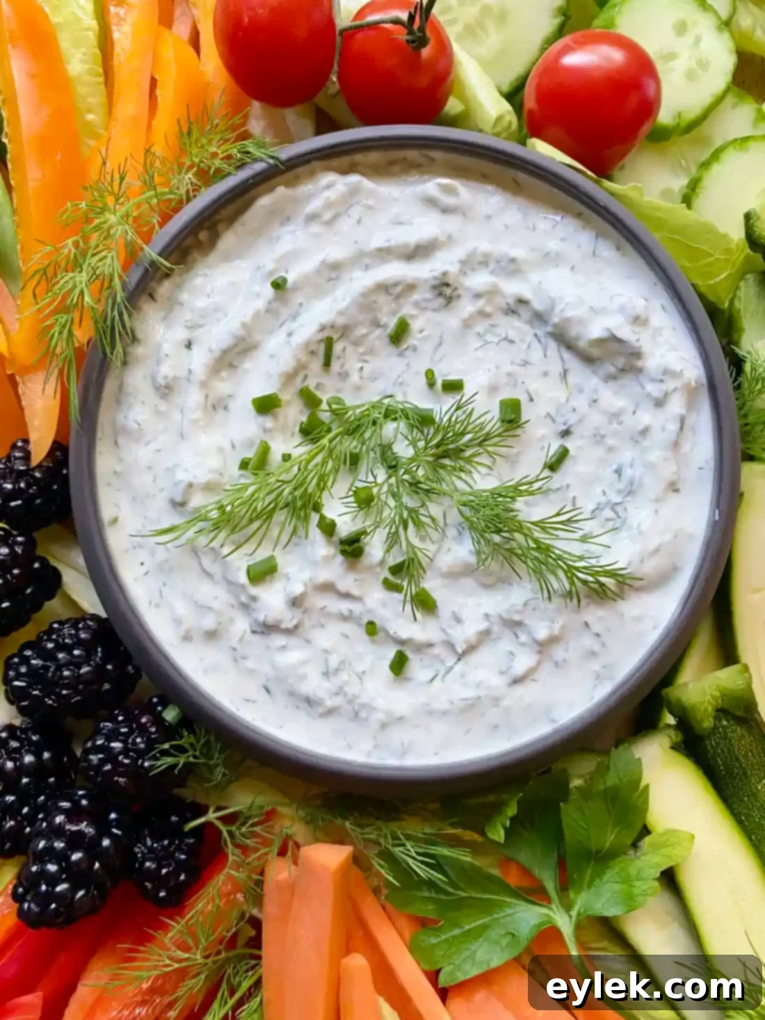 Upgraded Cheesy Dill Dip