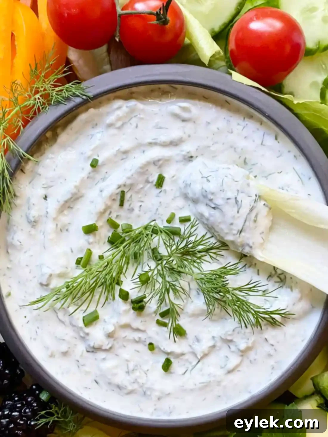 Upgraded Cheesy Dill Dip