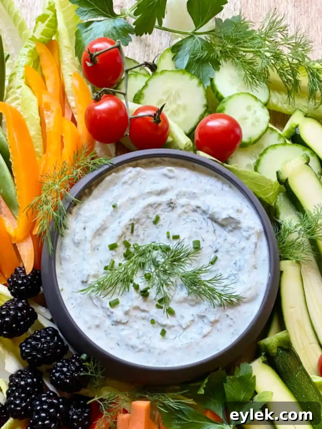 Upgraded Cheesy Dill Dip