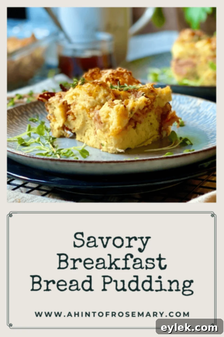 Savory Breakfast Bread Pudding