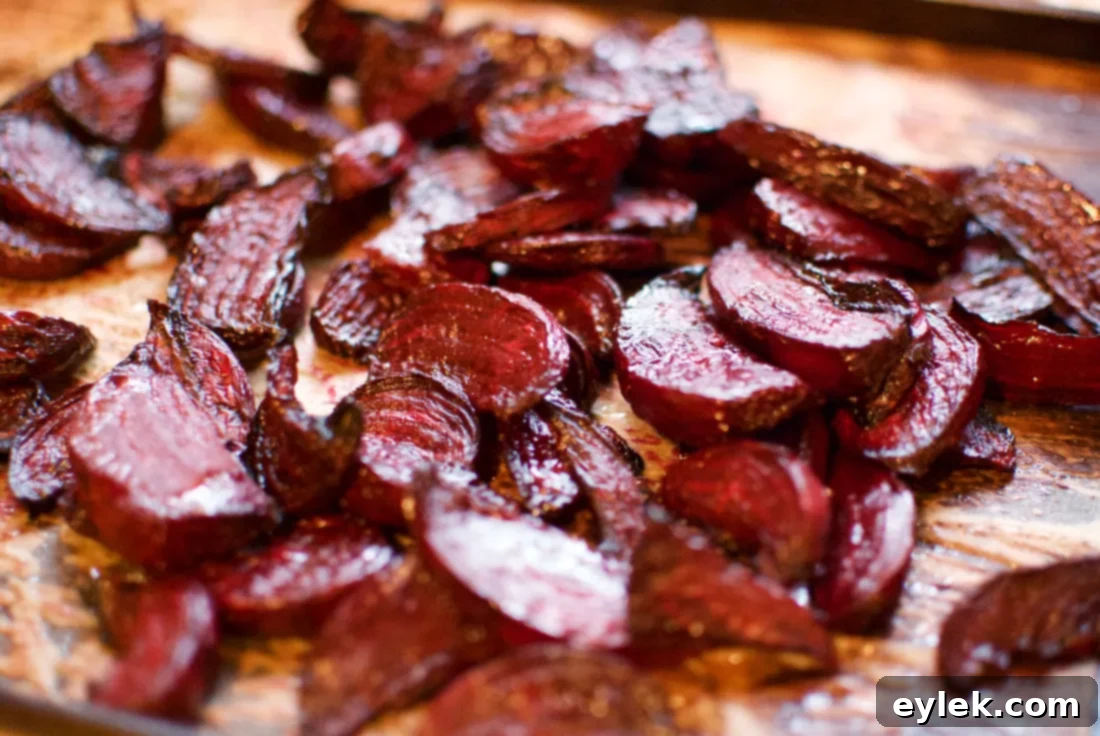 Beautifully prepared roasted vegetables.