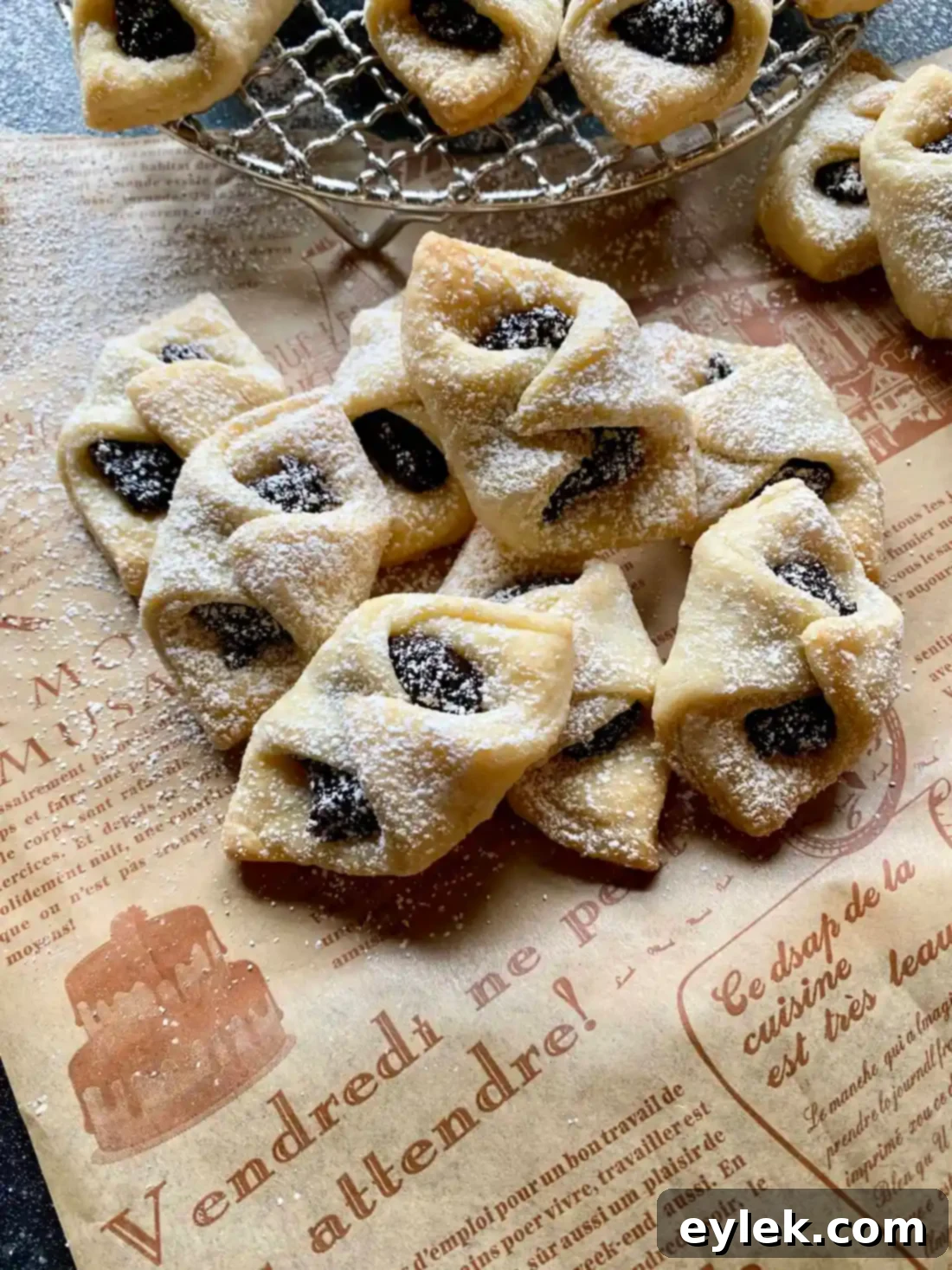Polish Kiffles with Plum Filling