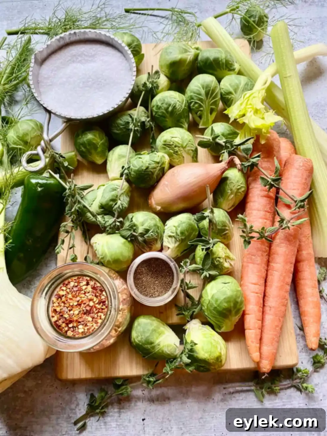 Homemade Brussels Sprouts Giardiniera