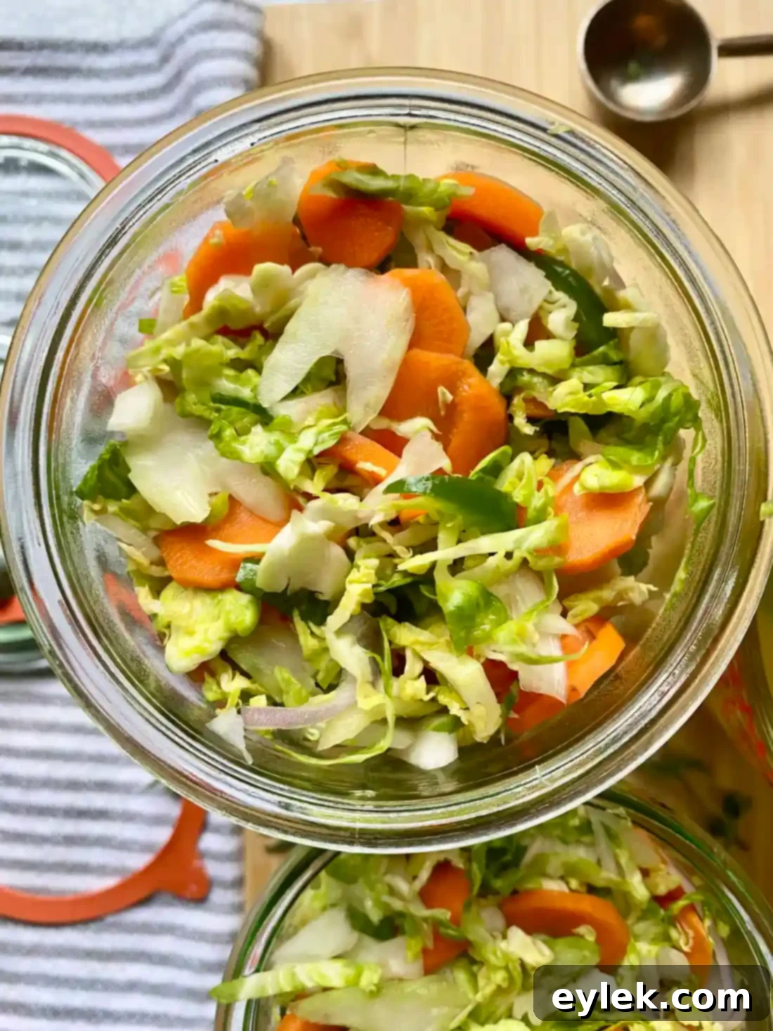 Homemade Brussels Sprouts Giardiniera