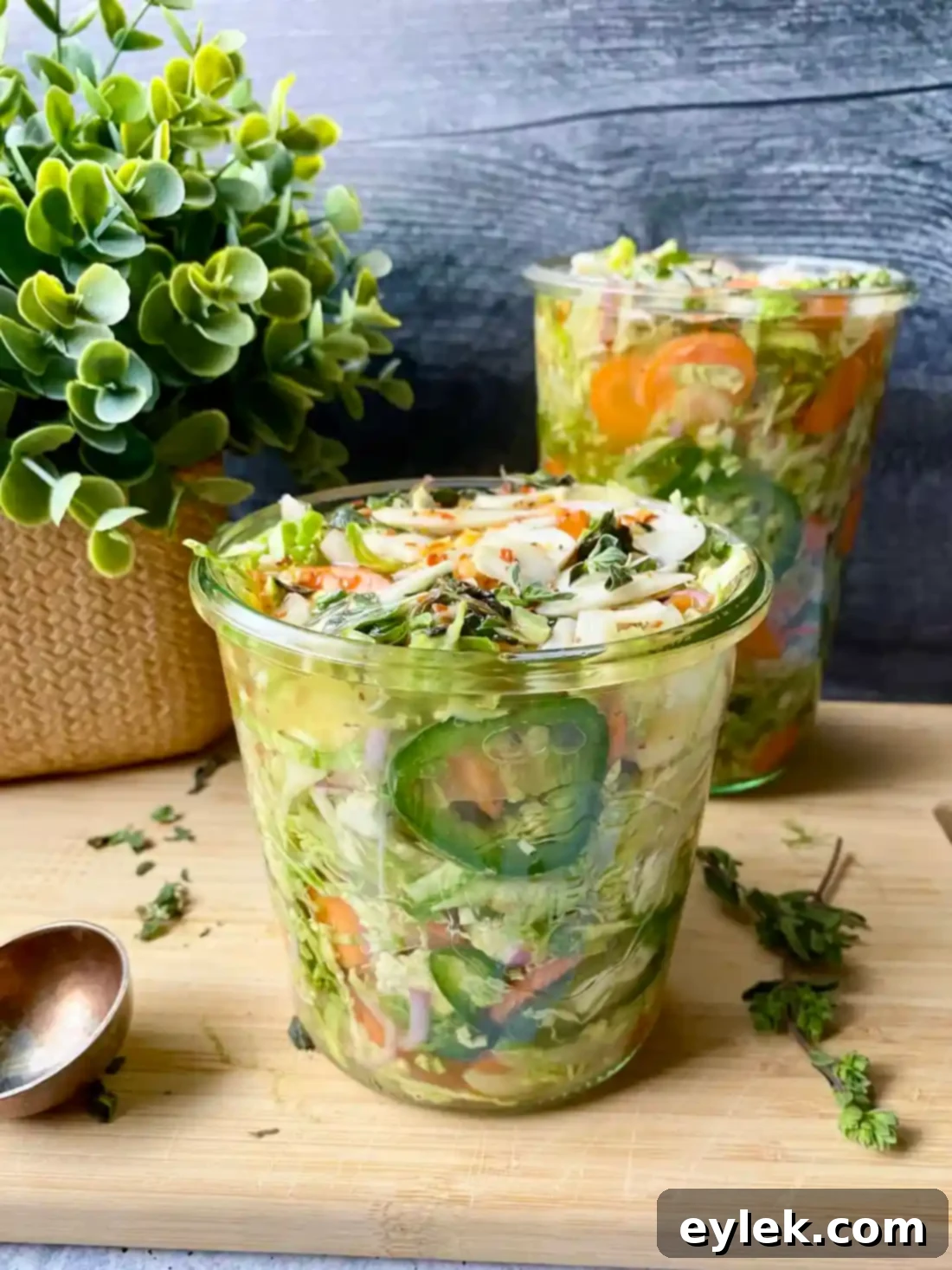 Homemade Brussels Sprouts Giardiniera