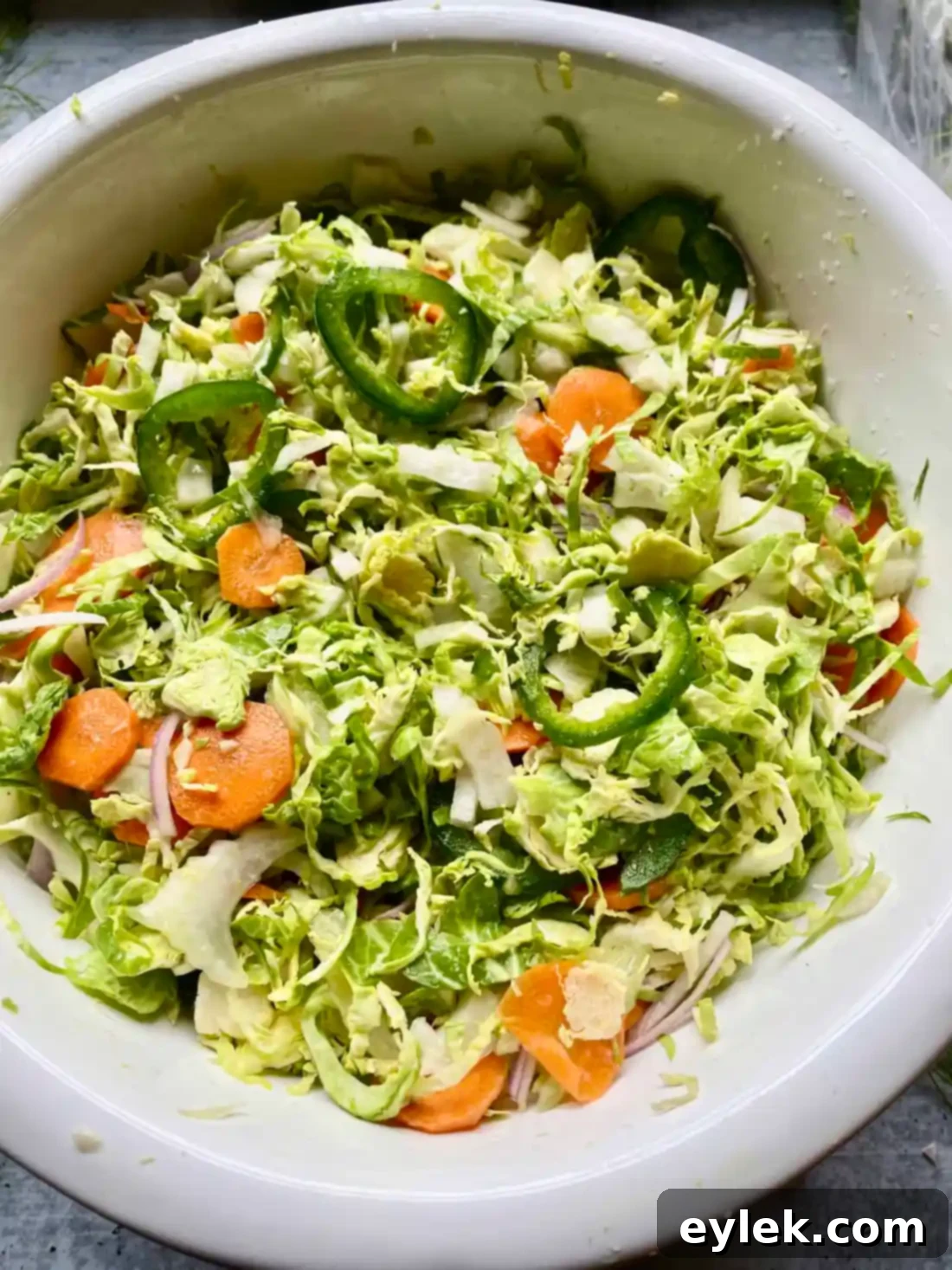 Homemade Brussels Sprouts Giardiniera