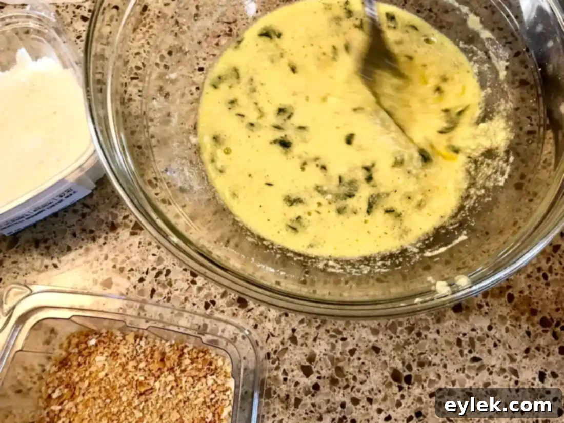 Homemade Stuffed Mussels Marinara prep