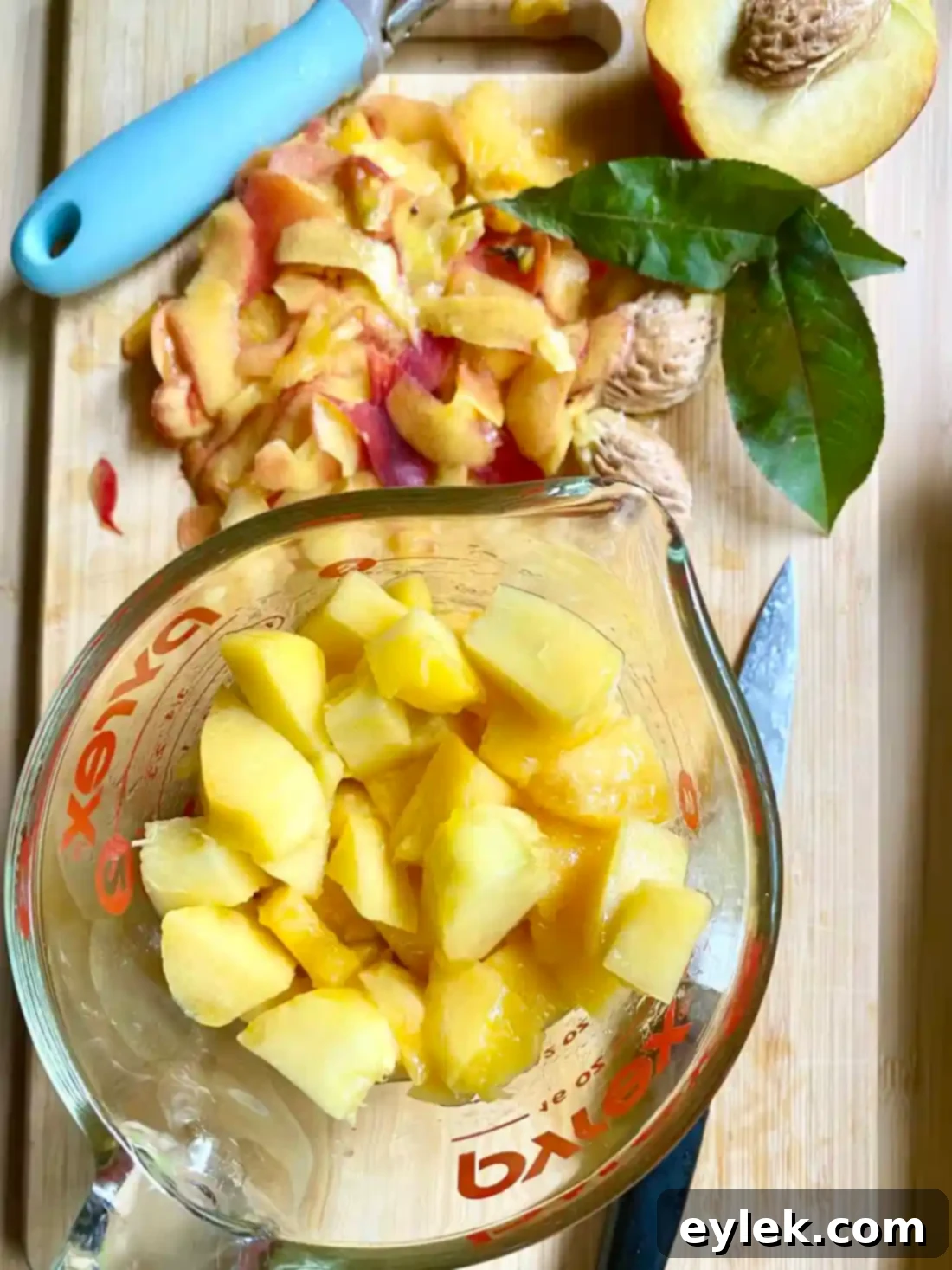Homemade Peach Melba Popsicles close-up