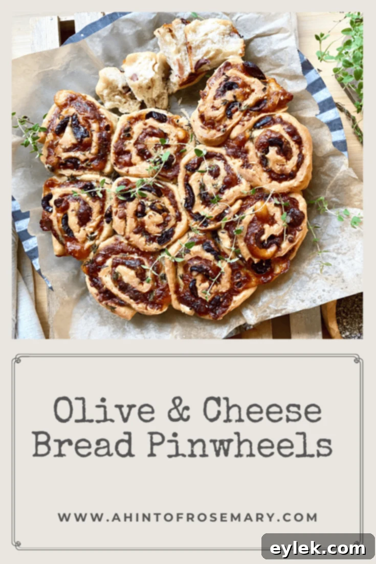 Final Olive & Cheese Bread Pinwheels