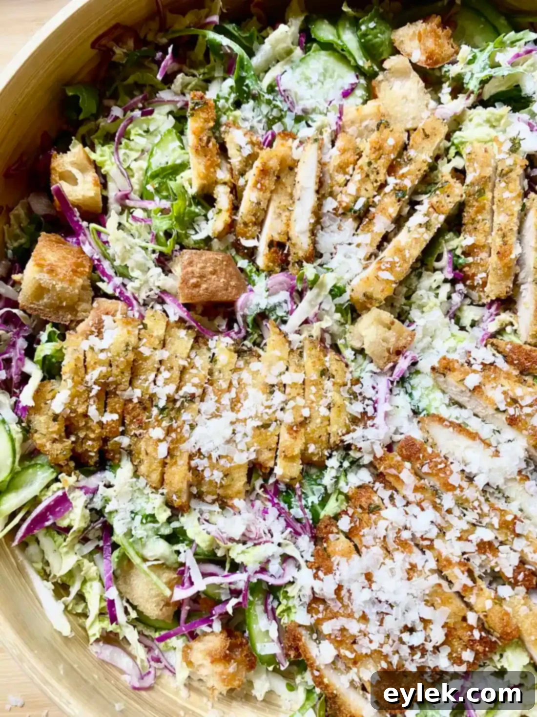 Caesar Slaw with Crispy Chicken Strips - Final Dish 1