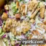 Crispy Chicken Caesar Slaw 21 Caesar Slaw with Crispy Chicken Strips
