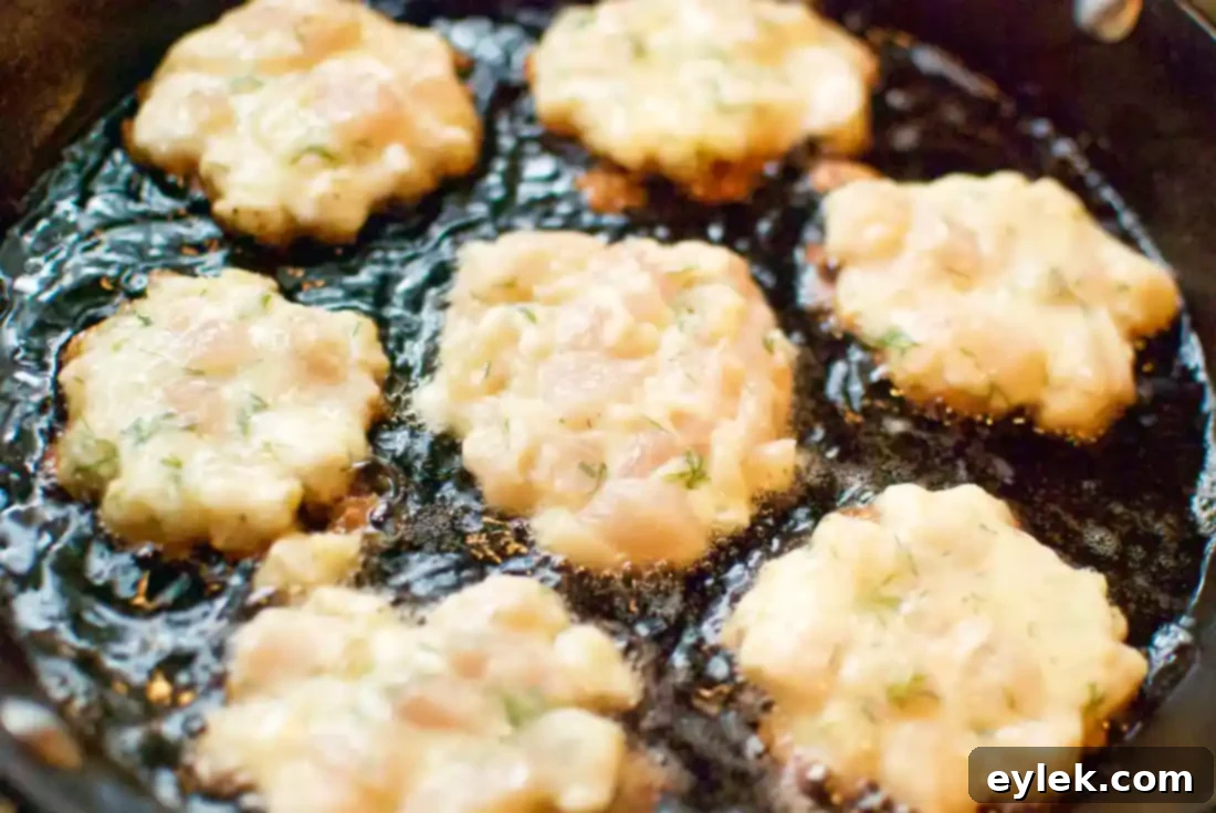 low-carb cheesy chicken fritters