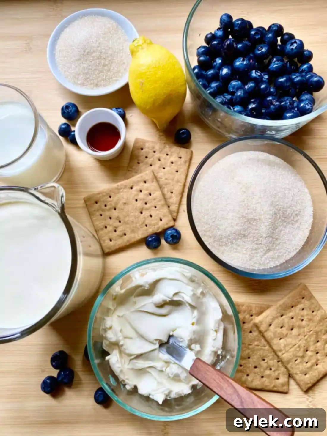 Blueberry Cheesecake Ice Cream Ingredients