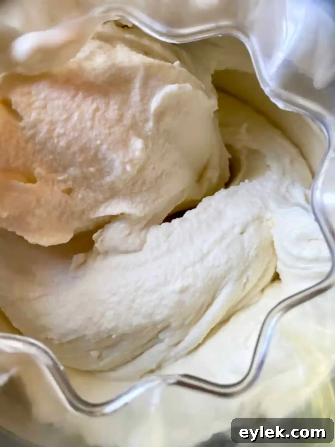 Layering ice cream in loaf pan