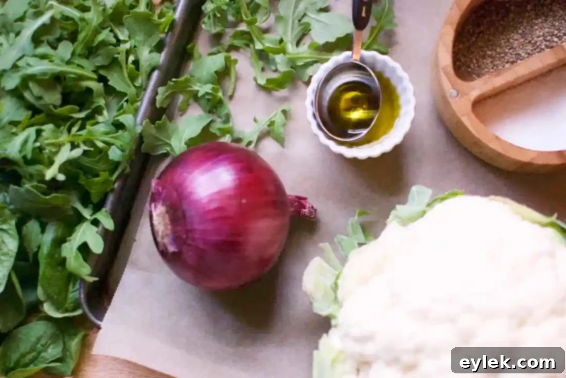 roasted cauliflower salad with tahini dressing