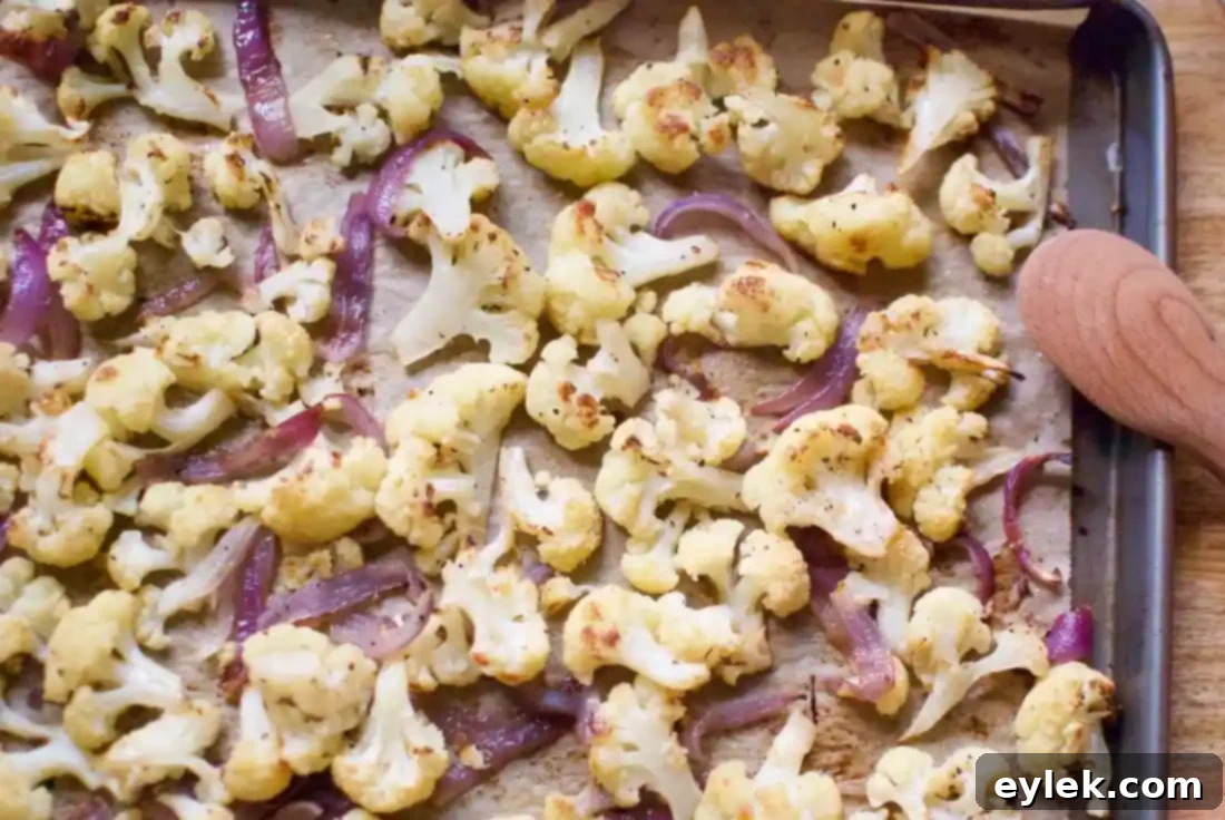 roasted cauliflower salad with tahini dressing