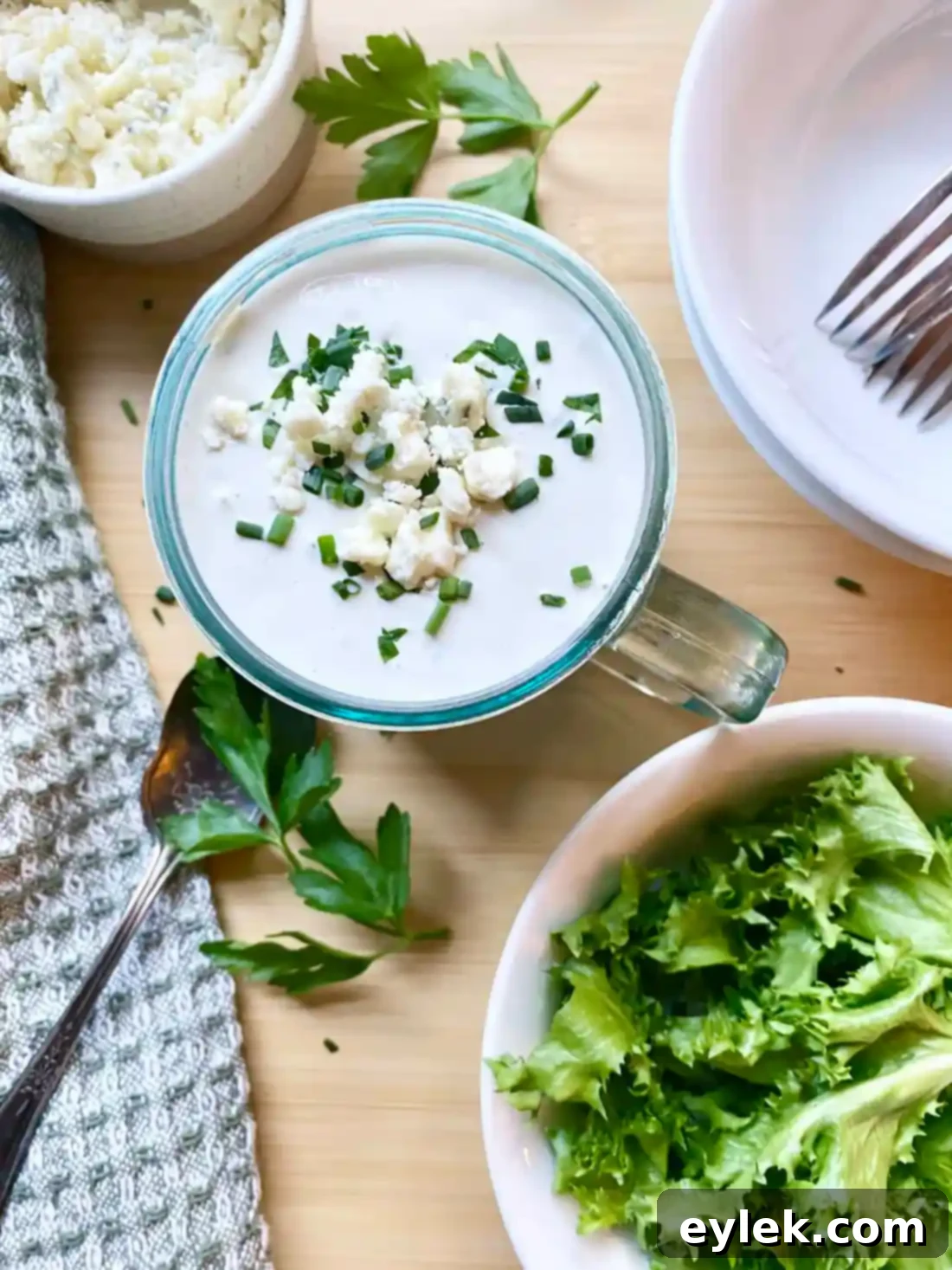 Homemade Chunky Blue Cheese Dressing