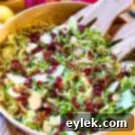 Vibrant Brussels Sprout Slaw 19 Shaved Brussels Sprout Salad