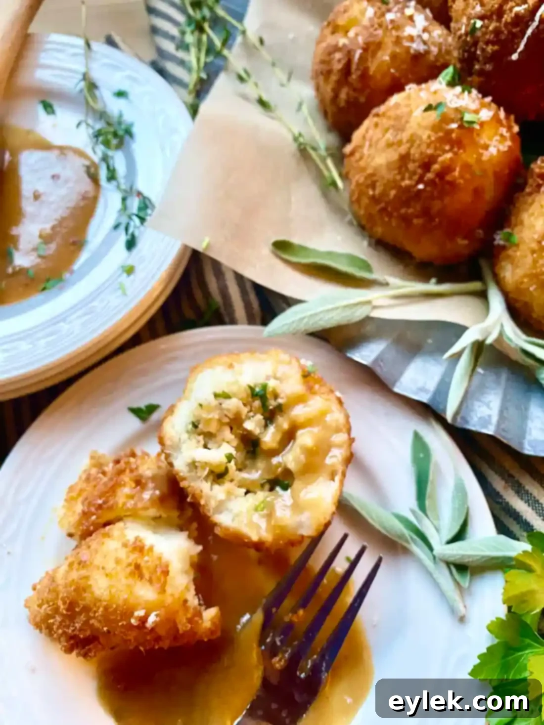 Leftover Turkey Feast Balls