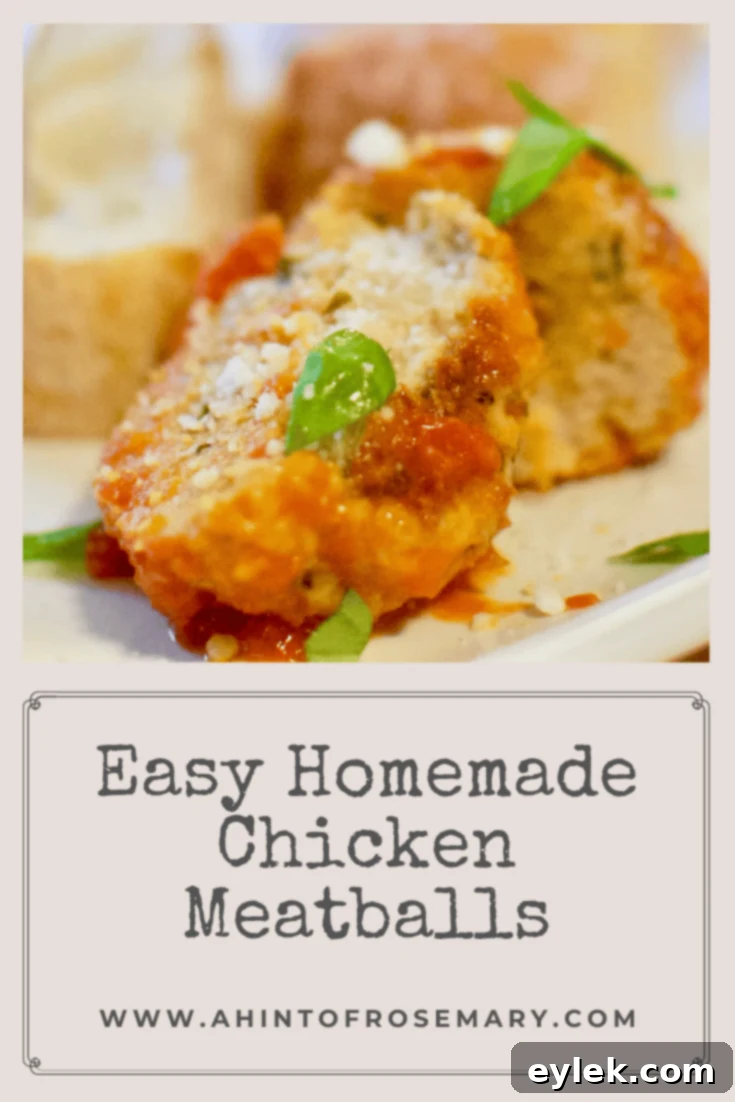 Easy Homemade Chicken Meatballs