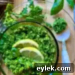 Lemon-Kissed Broccoli Rabe Pesto 12 Broccoli Rabe & Lemon Pesto in a glass jar