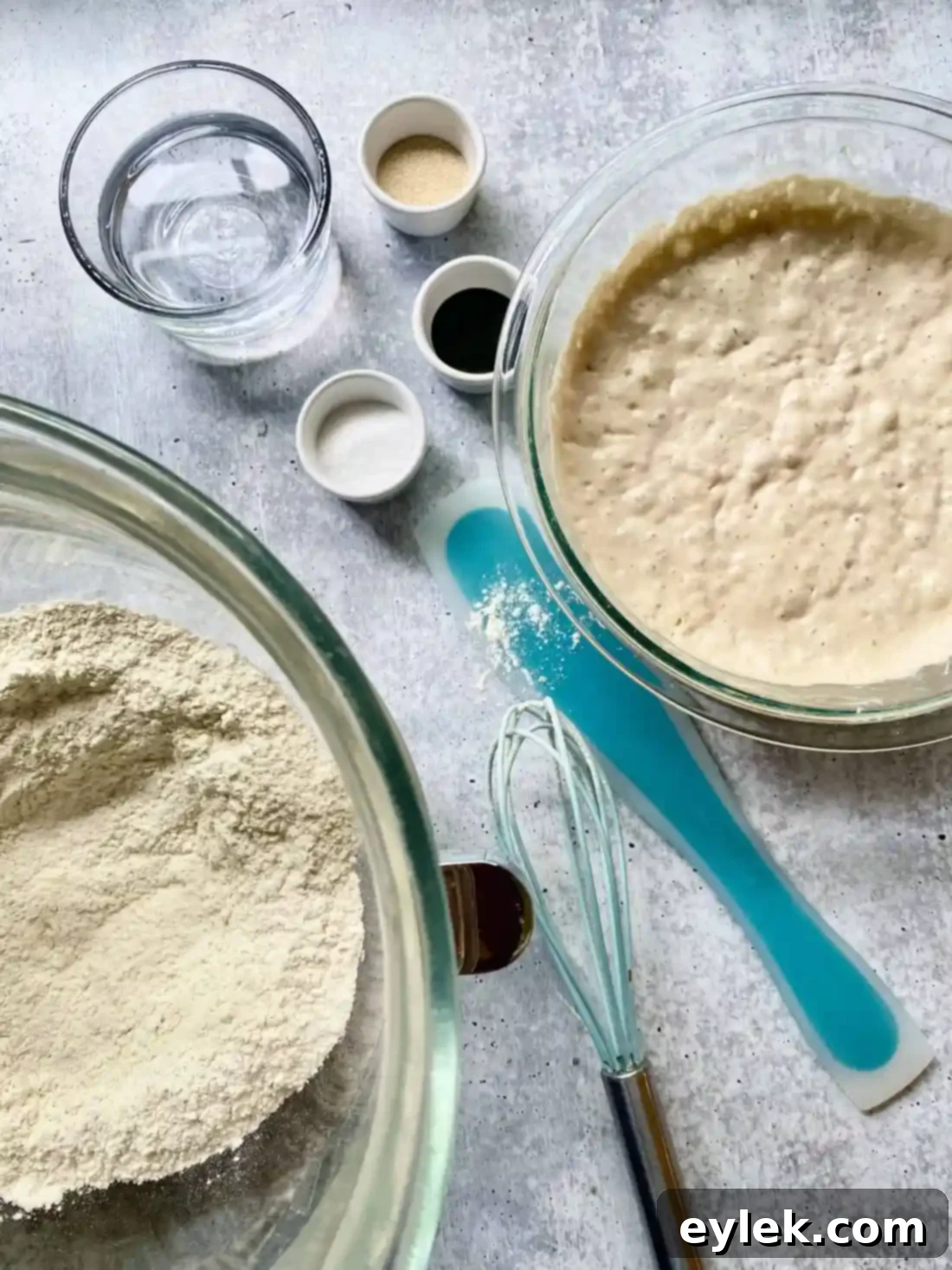 Homemade Steamed Chewy Bagels - Ingredients Overview