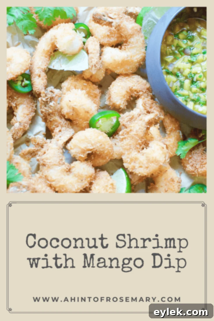 Coconut Shrimp with Mango Dip