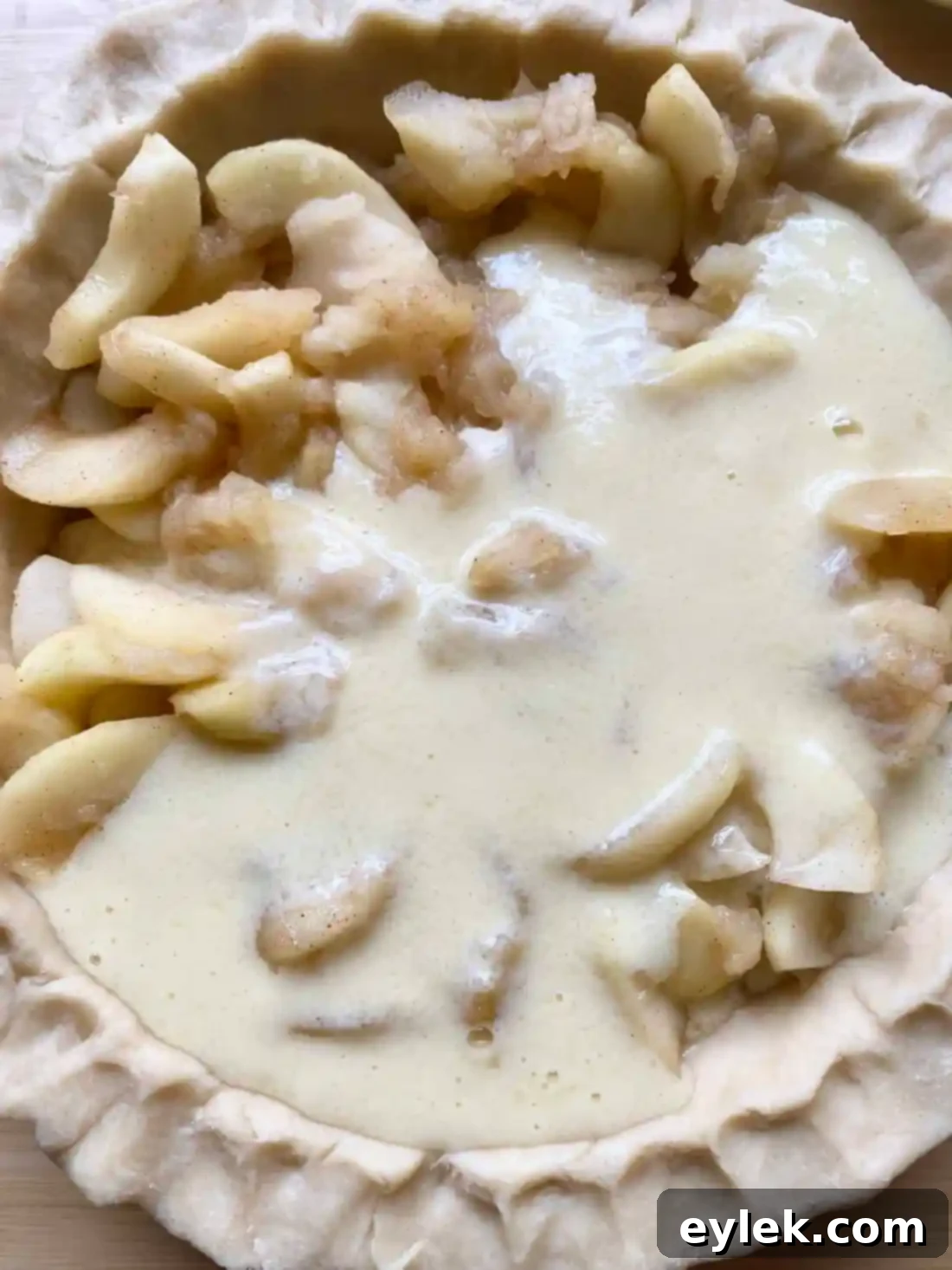 Deep-Dish Apple Custard Pie
