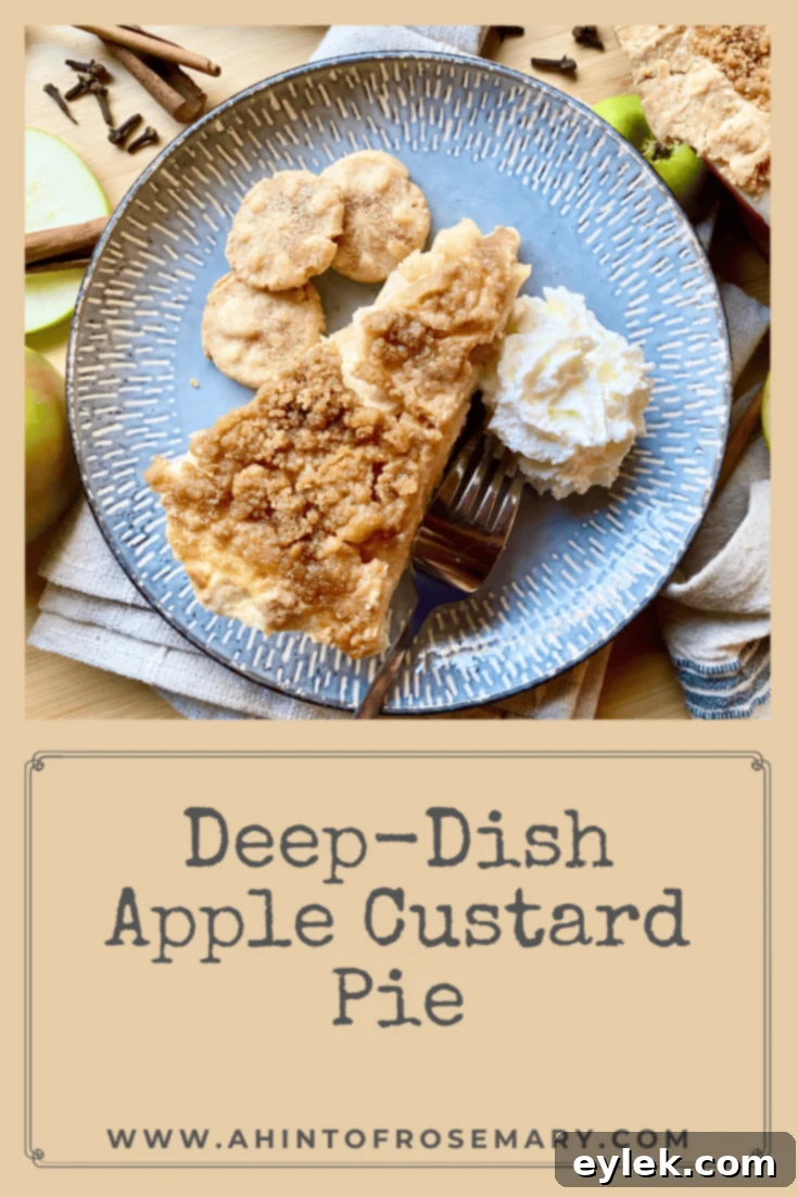 Deep-Dish Apple Custard Pie