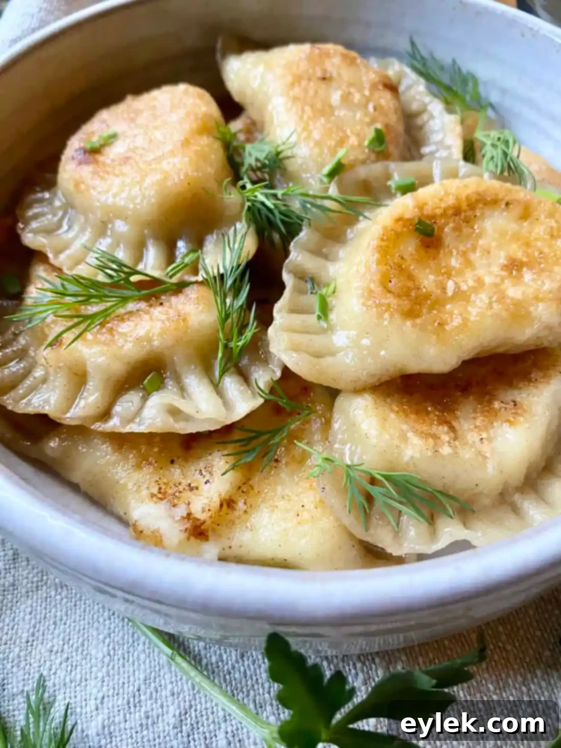 Homemade Potato & Cheese Pierogi