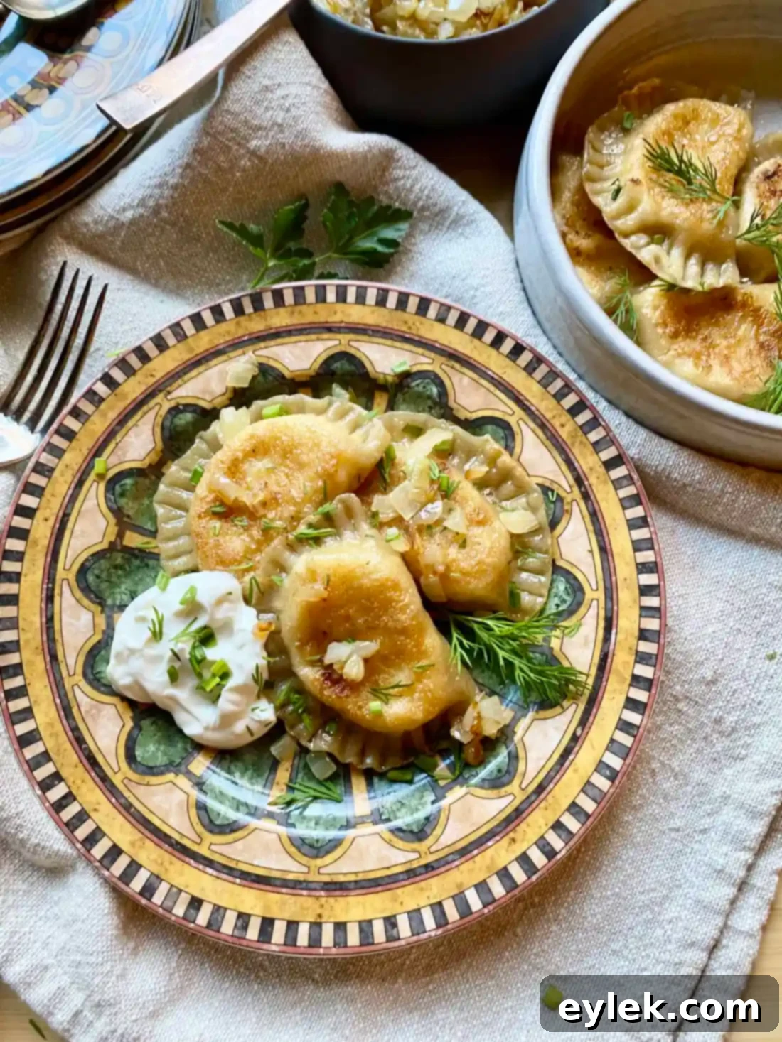 Homemade Potato & Cheese Pierogi
