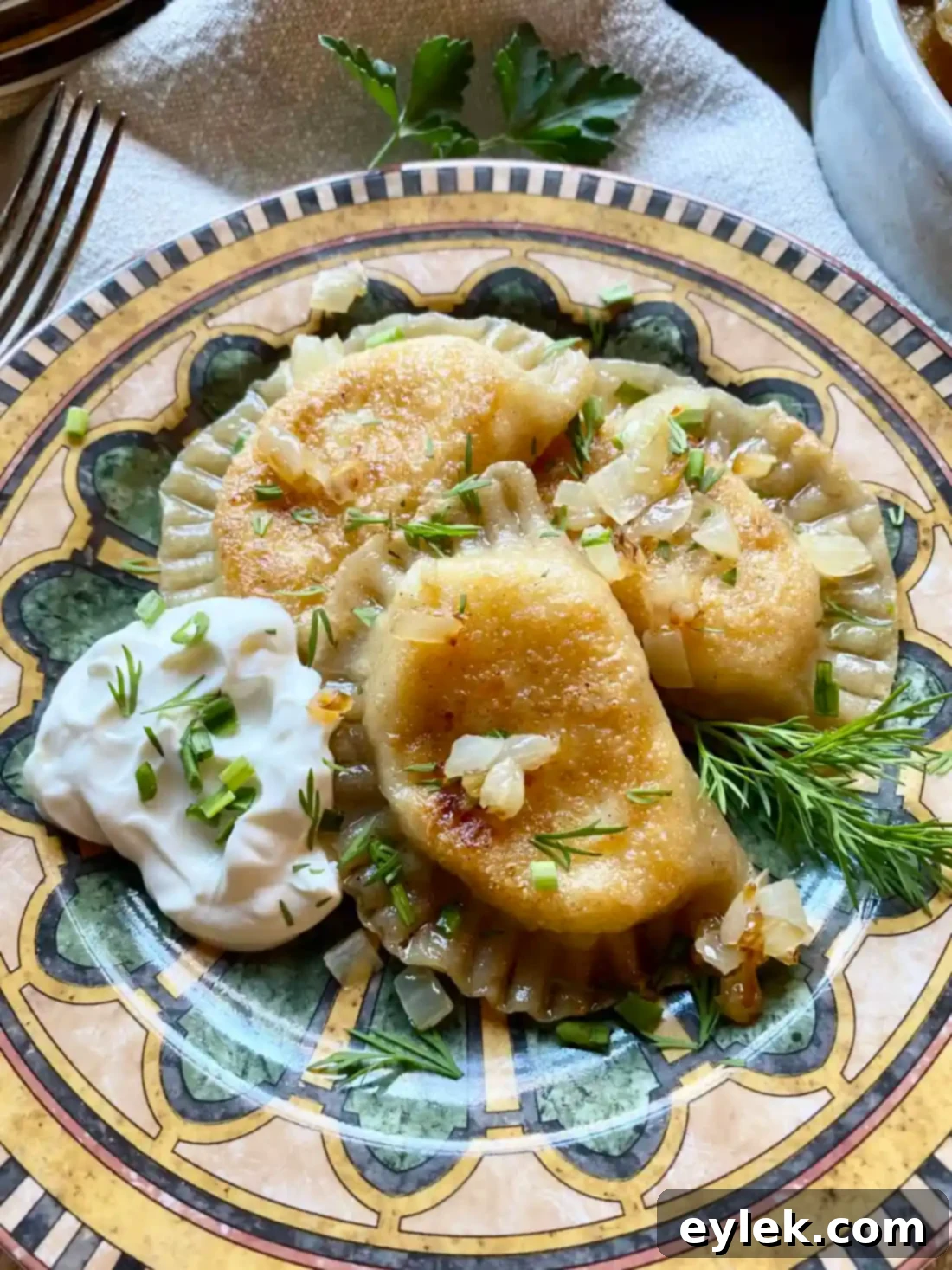 Homemade Potato & Cheese Pierogi