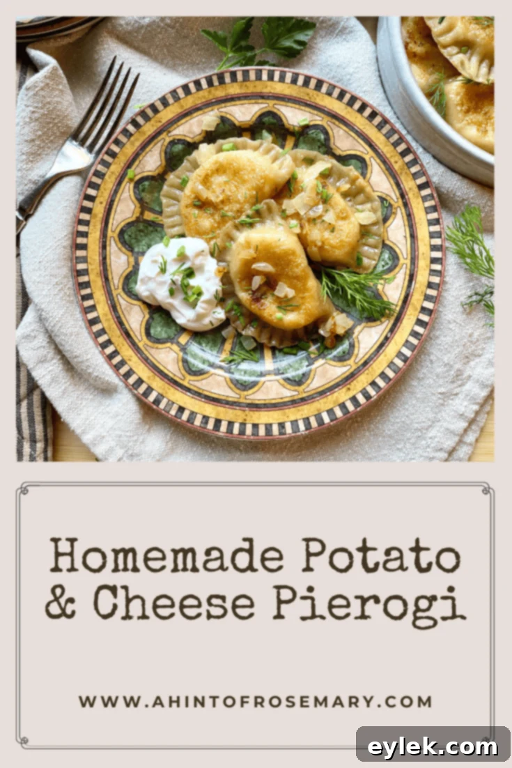 Homemade Potato & Cheese Pierogi