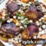 Charred Chicken with Sweet Potatoes & Oranges recipe image