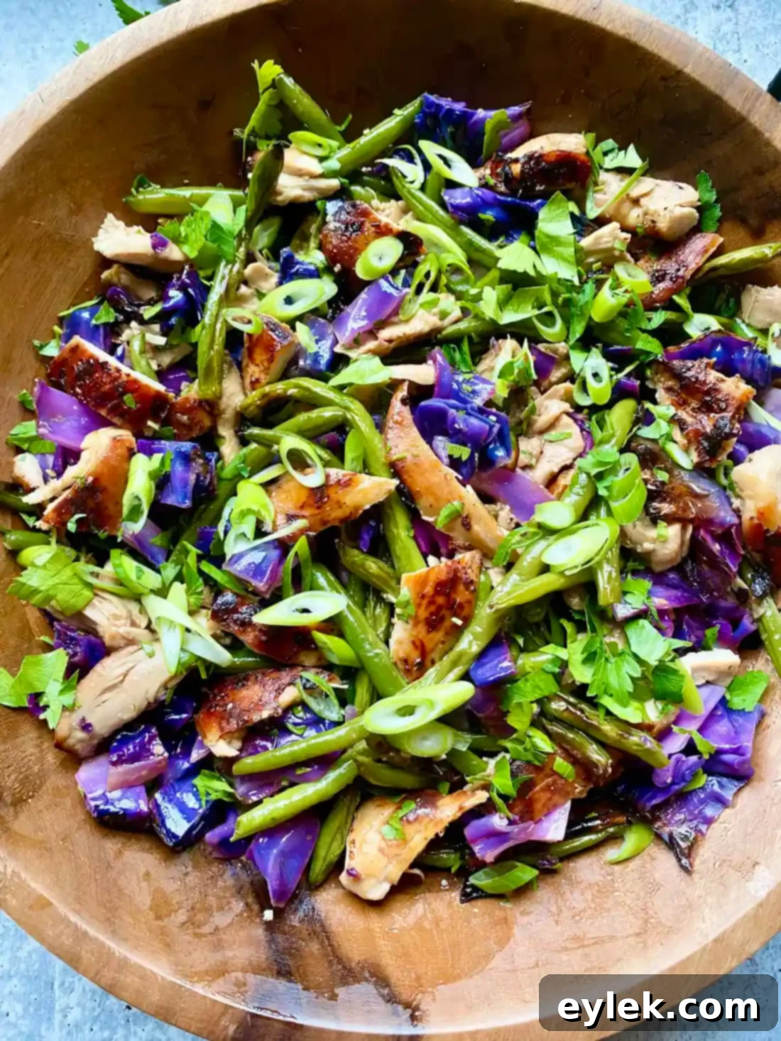 Crispy Sesame Chicken and Cabbage Salad 13 Mixed sesame chicken and cabbage salad